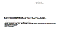 Desktop Screenshot of kominy-bolvan.sk